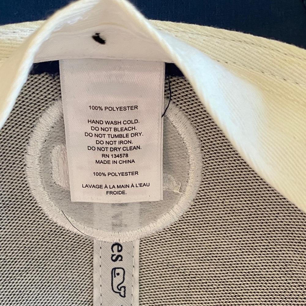 Vineyard Vines Navy and White Whale Logo Trucker Cap - Kids - Picture 3 of 4